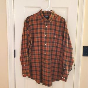 Orvis wrinkle free 100% cotton plaid shirt. Size large,  NWOT